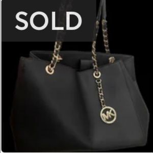 Michael Kors vegan black purse.
